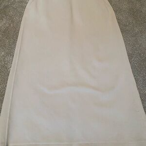Lululemon Athletica Cream Pencil Skirt